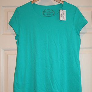 Double Layer Tee in "ceramic" color